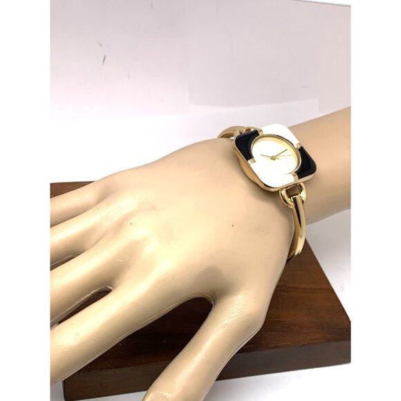 Tory Burch Women's Watch TBW6214SET Gold Cream Dial Bangle Interchangeable Bezel - Picture 5 of 15